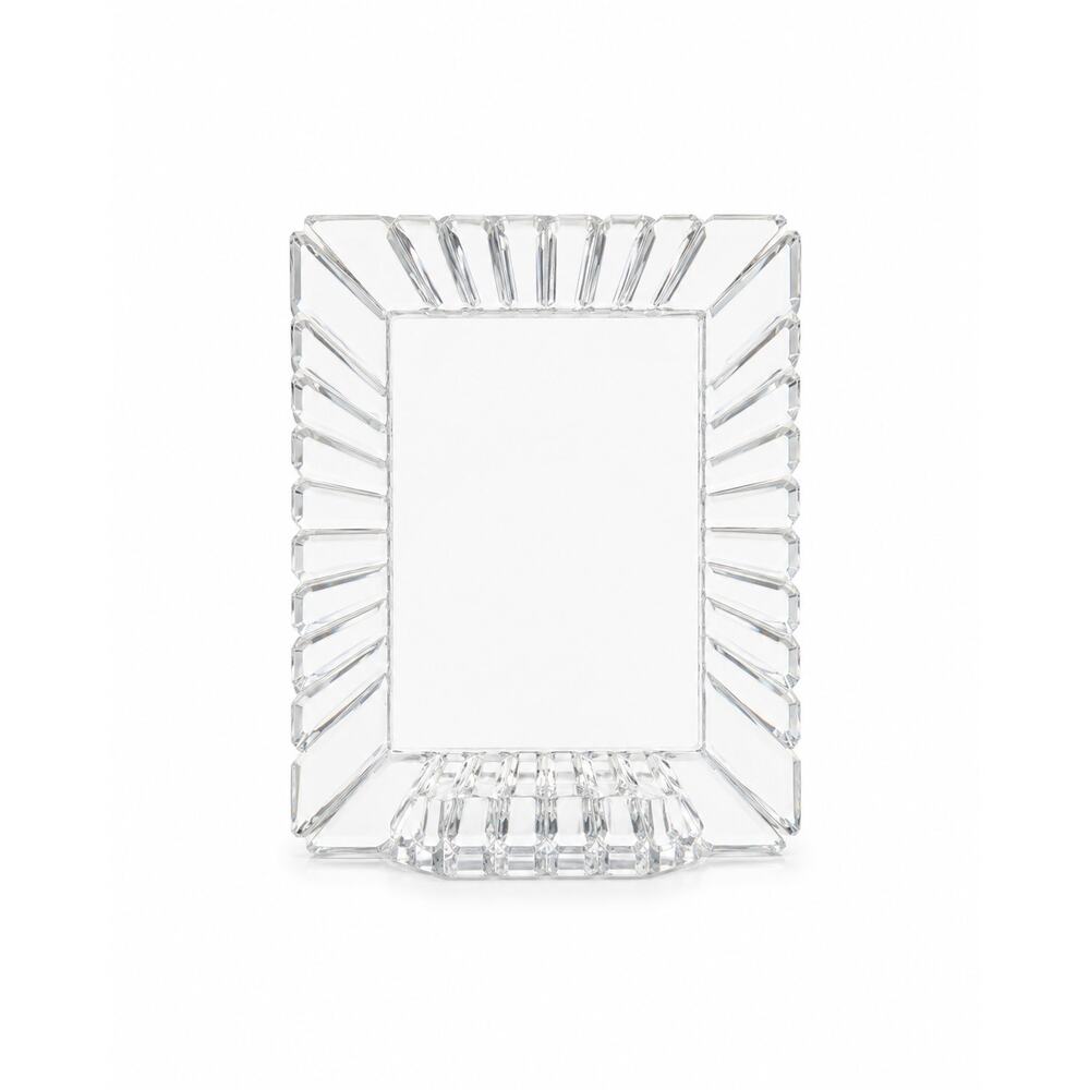 Marquis by Waterford Style Crystal Picture Frame Heavy Glass